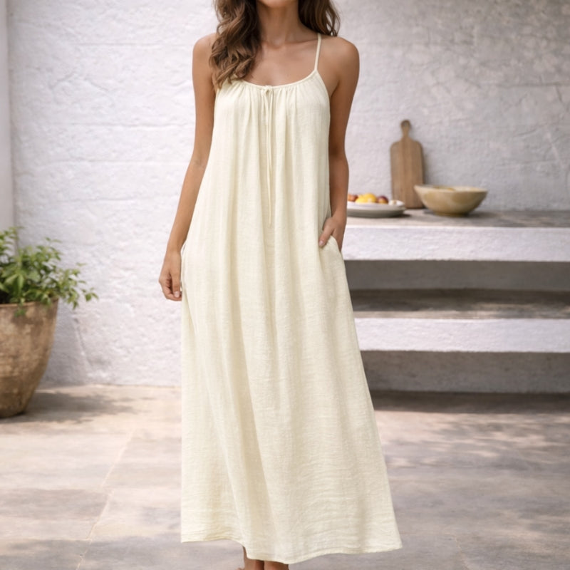 ISLA | Breezy Maxi Dress with Adjustable Waist for a Perfect Custom Fit