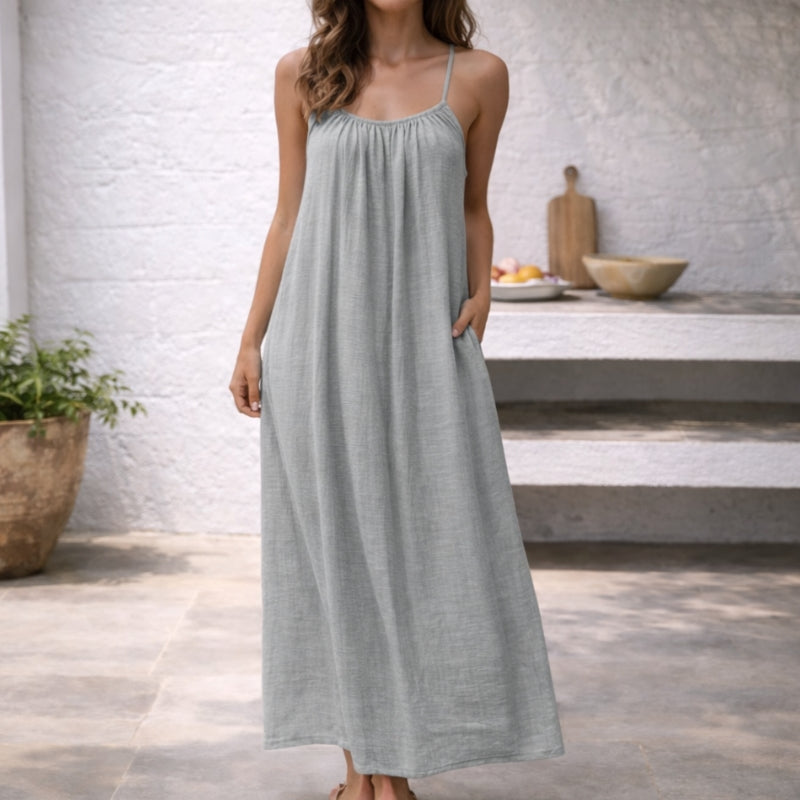 ISLA | Breezy Maxi Dress with Adjustable Waist for a Perfect Custom Fit