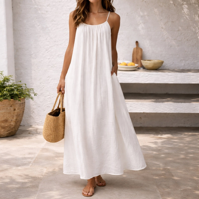 ISLA | Breezy Maxi Dress with Adjustable Waist for a Perfect Custom Fit