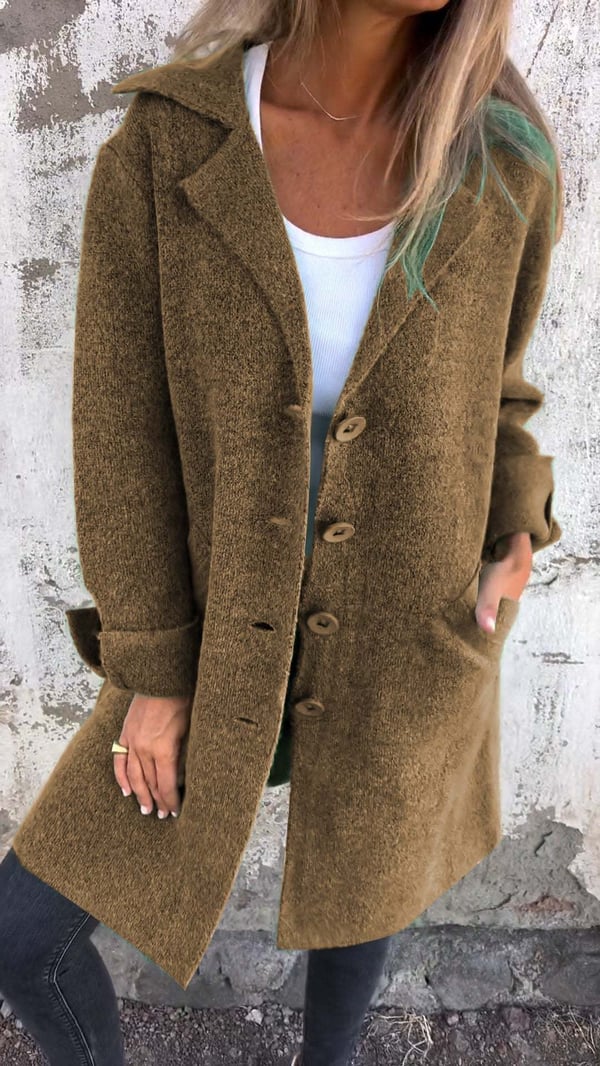 Bailey | Women's Long Casual Lapel Single-Breasted Coat