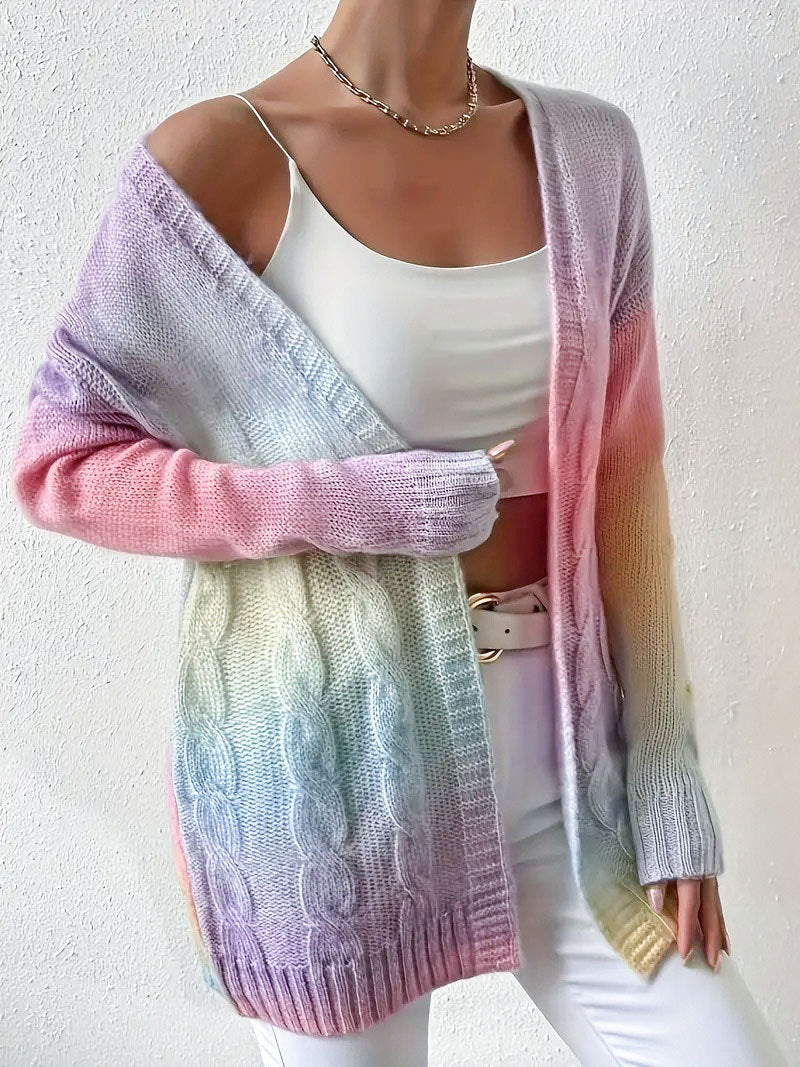 Long Cardigan Sweater - Open Front Soft Knit Duster Cardigan