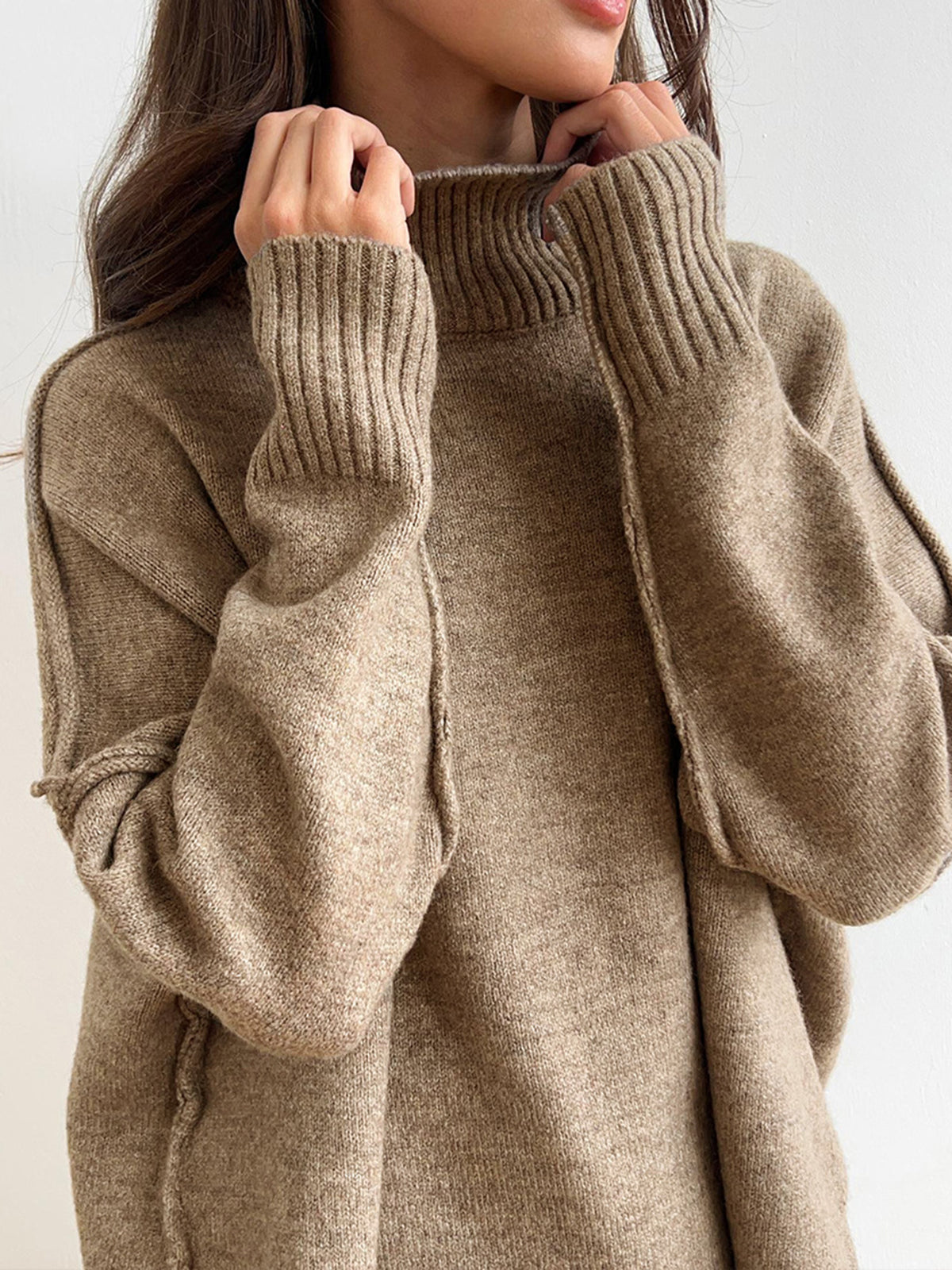 Soft Knit Turtleneck Lounge Set