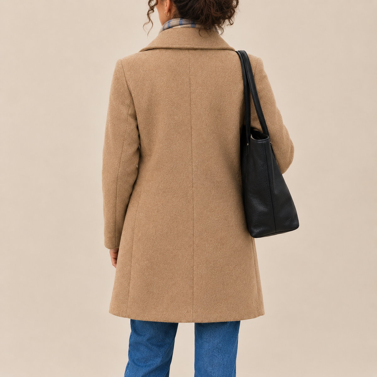 Aurora™ | Classic Tailored Coat with Matching Scarf