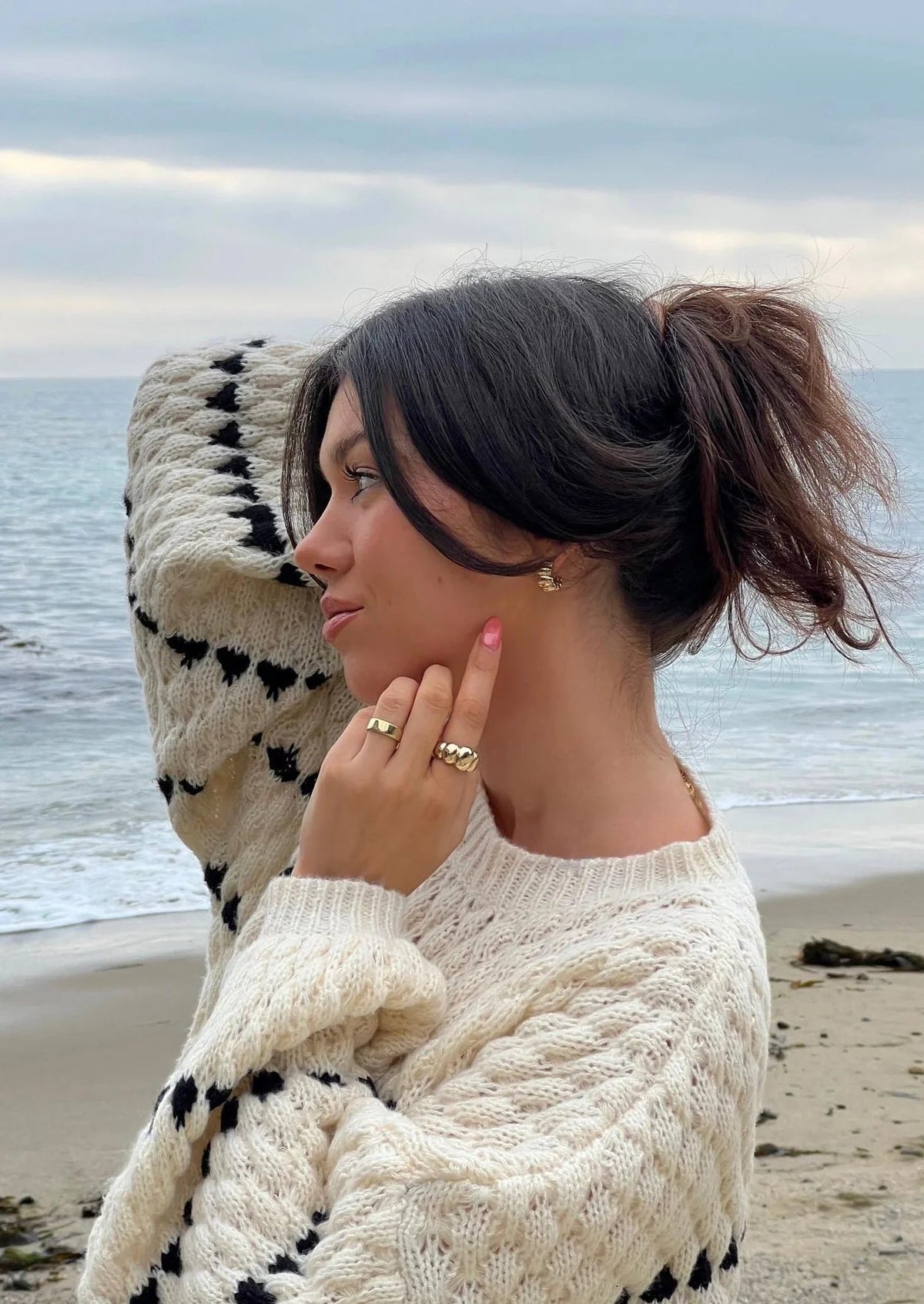 Lucy Textured Knit Sweater