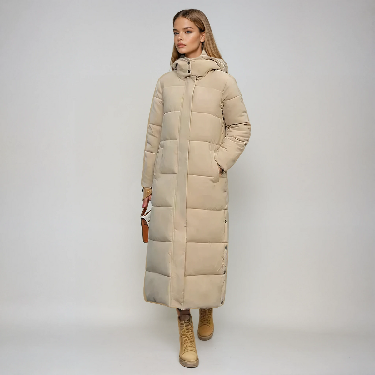 Women's Elegant Long puffer coat