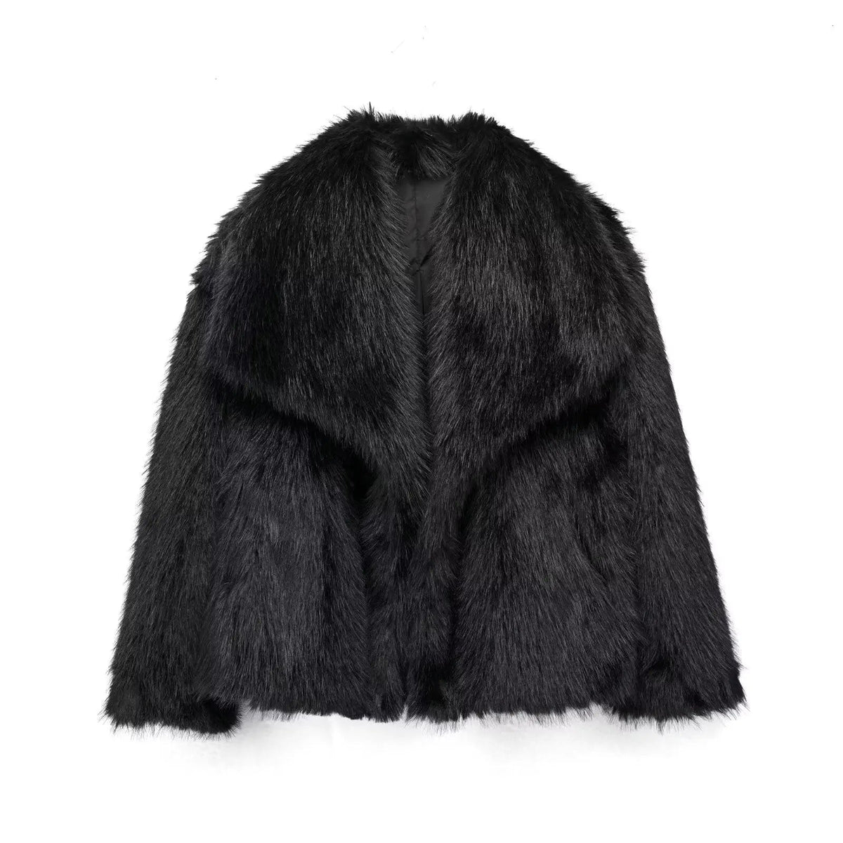 Women's Fluffy Faux Fur Jacket
