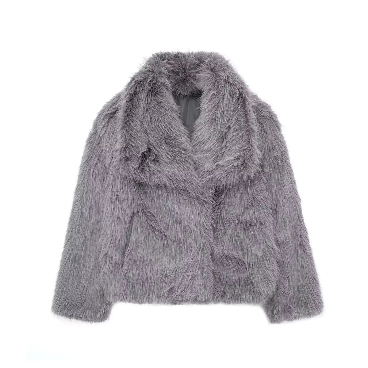 Women's Fluffy Faux Fur Jacket