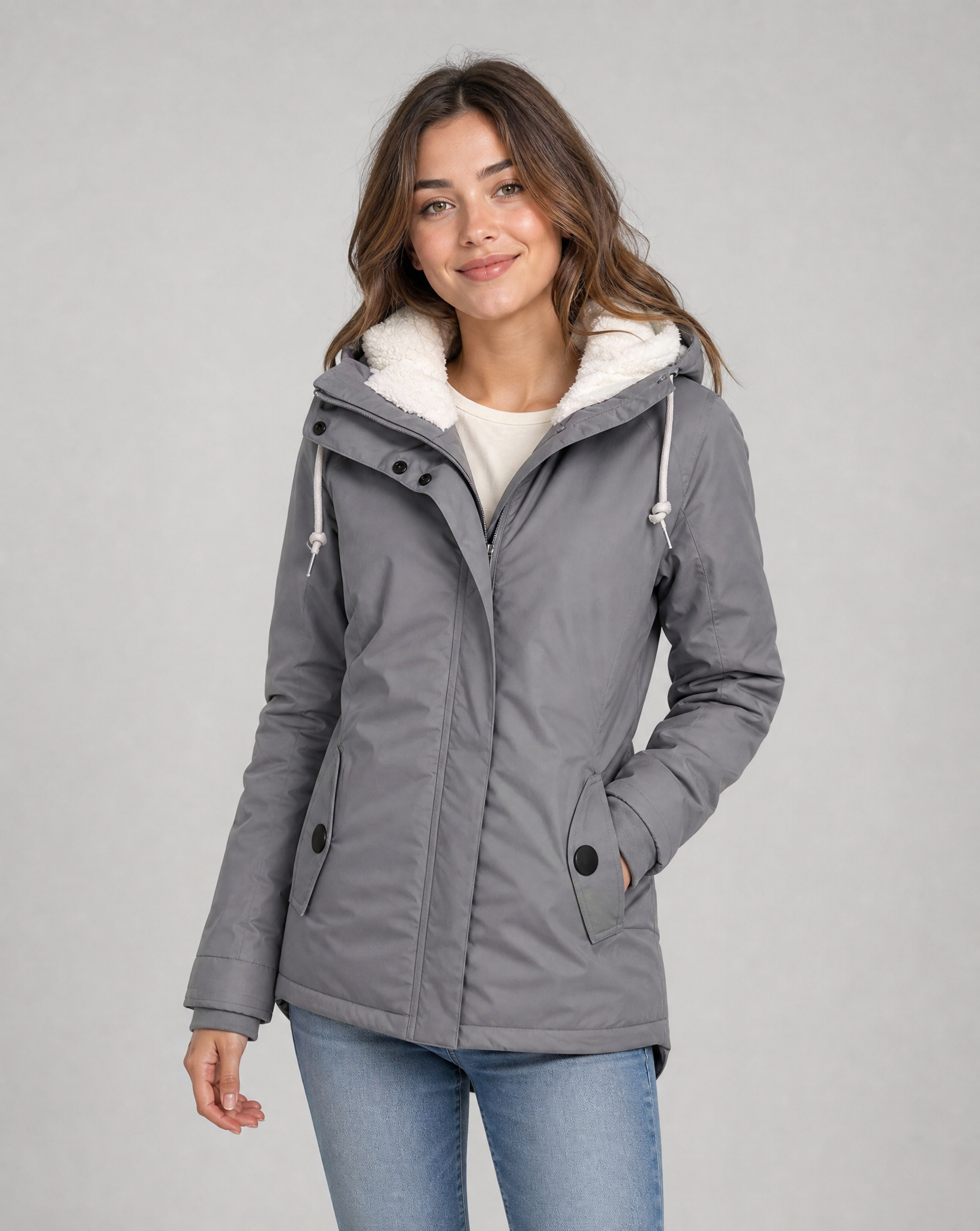 Waterproof Rain Jacket with Hood for Women