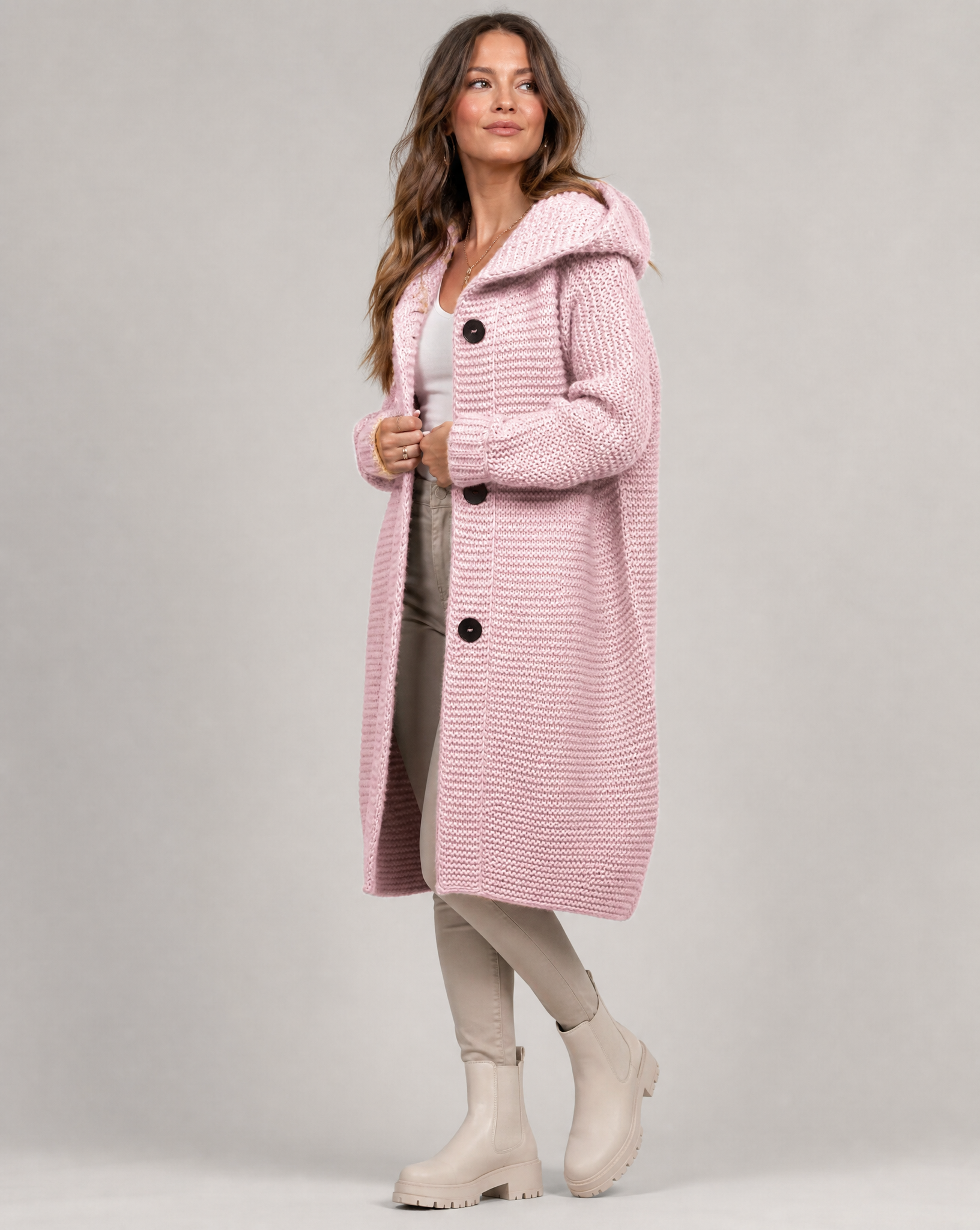 Women's Hooded Oversized Cardigan