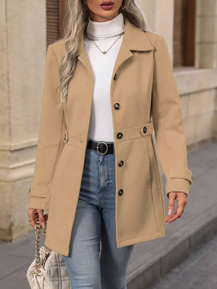 P|H - Classic Tailored Belted Coat Margaret