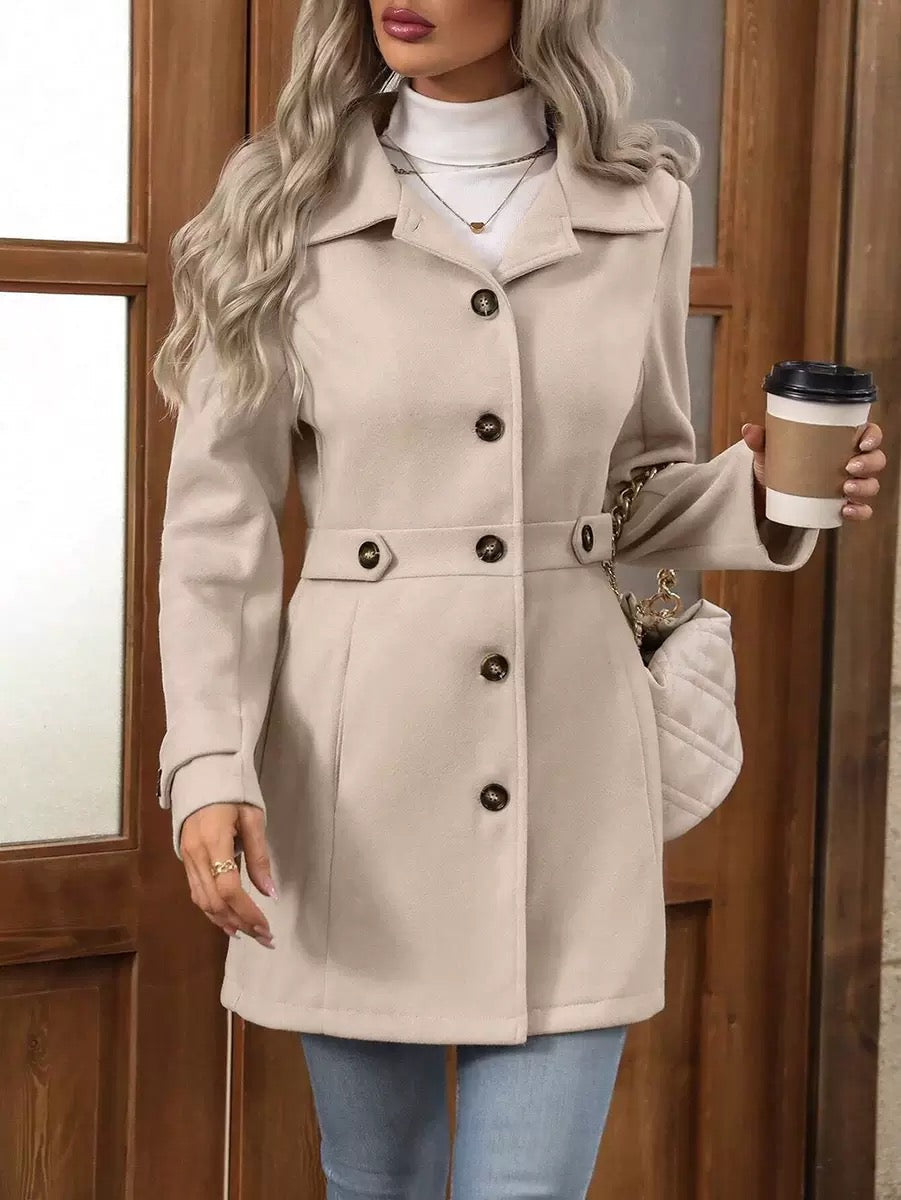P|H - Classic Tailored Belted Coat Margaret