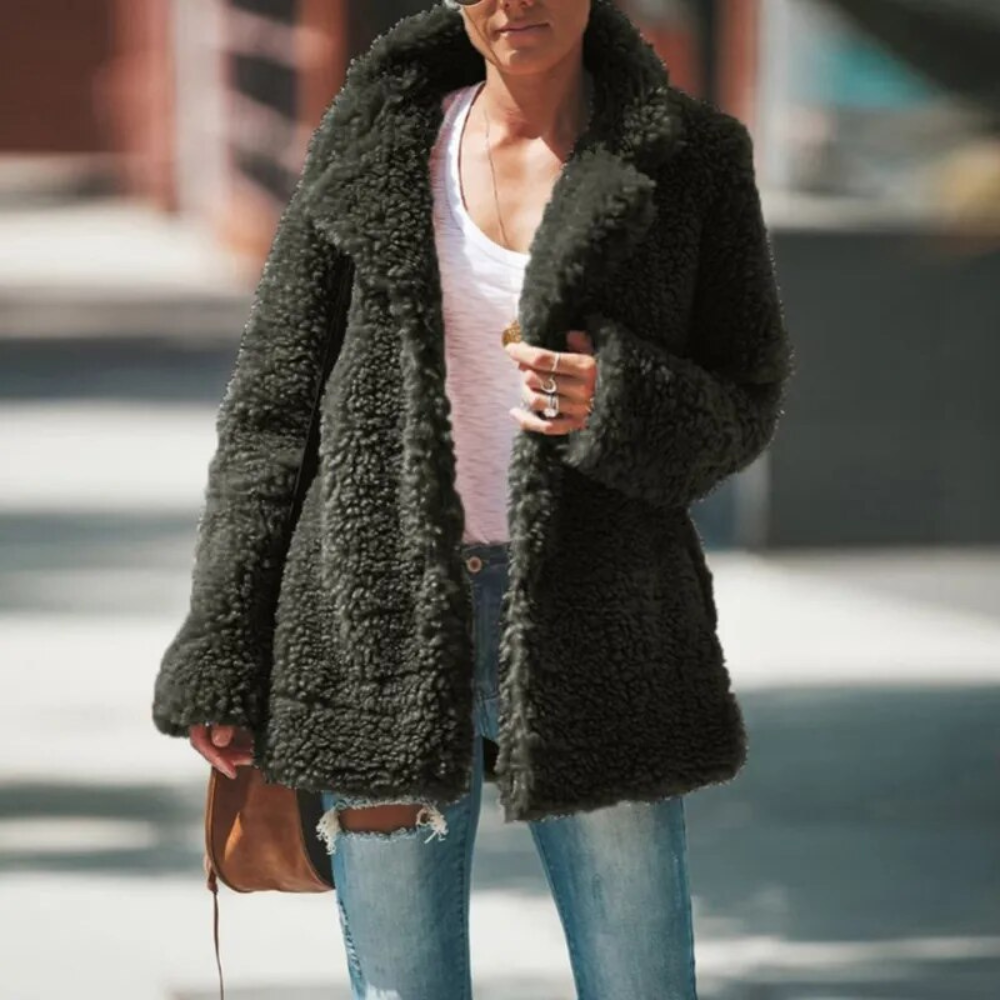 Fuffy Women's Faux Fur Coat