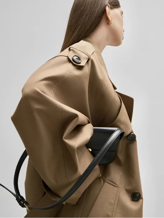 Women's Oversized Long Trench Coat