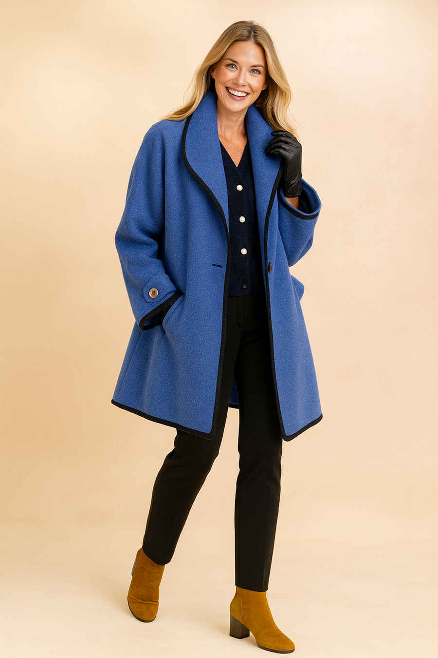 Stylish Warm Padded Mid-Length Winter Jacket for Women