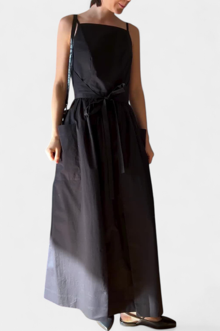 SERENA | Long Dress with Adjustable Straps for Romantic Style and Summer Comfort