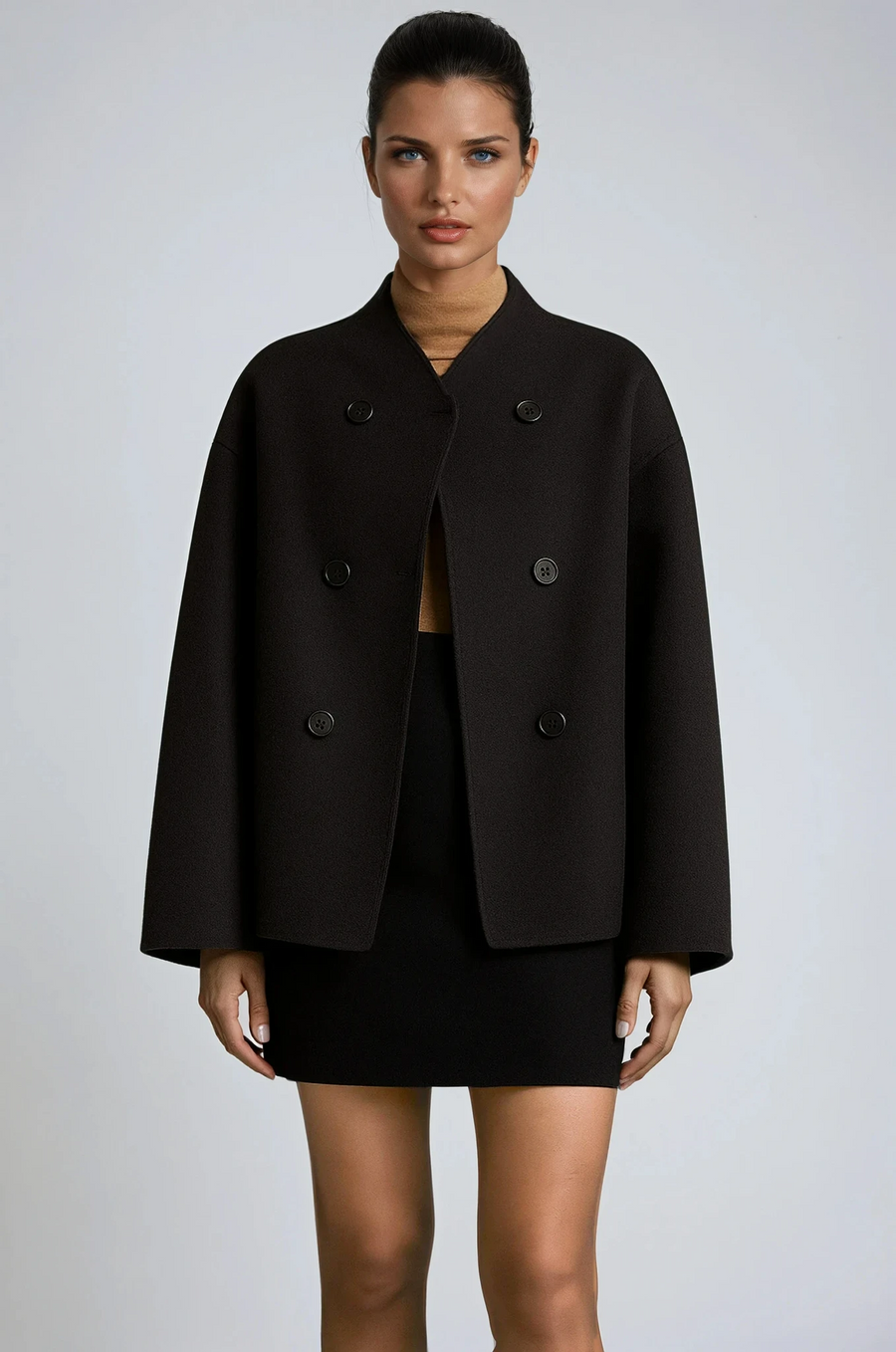 Women's Oversized Double-Breasted Coat