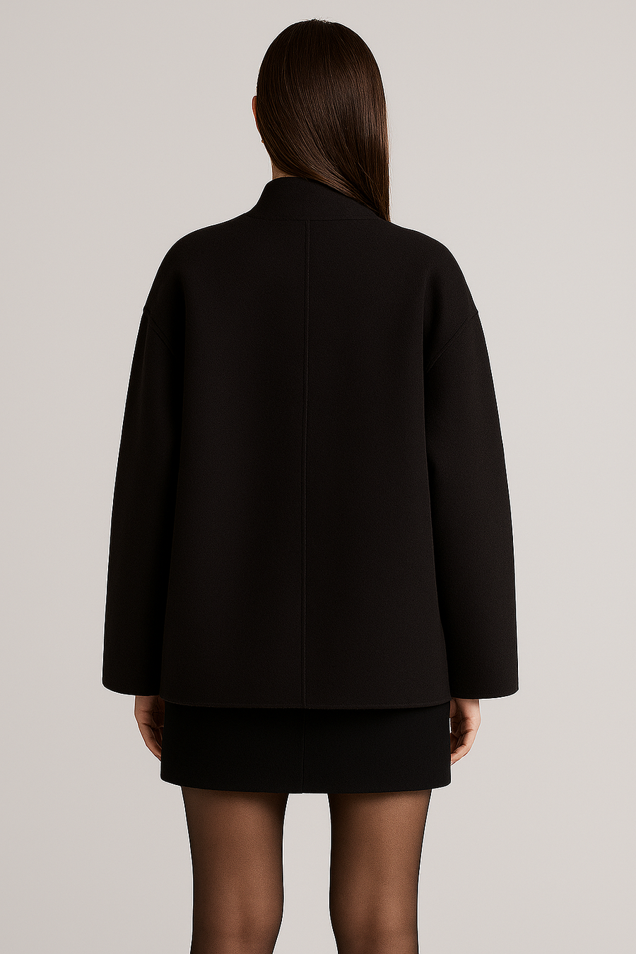 Women's Oversized Double-Breasted Coat