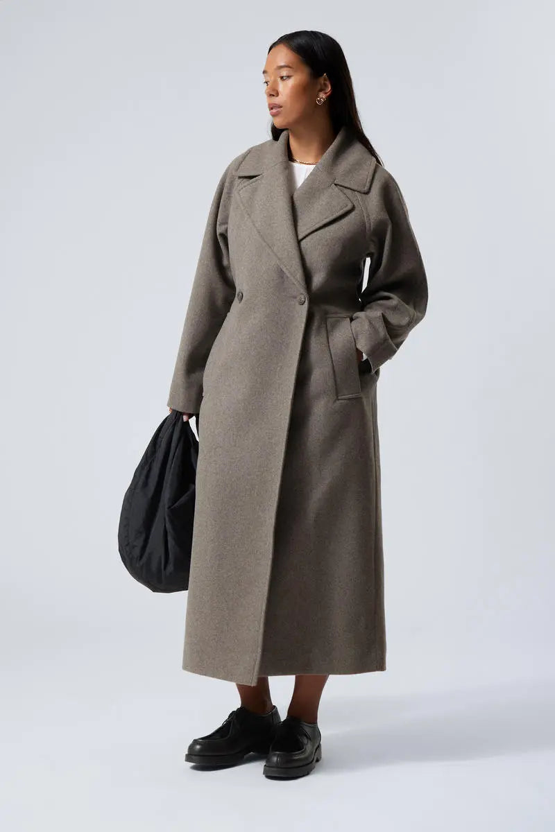 Women's Oversized Long Wool Coat