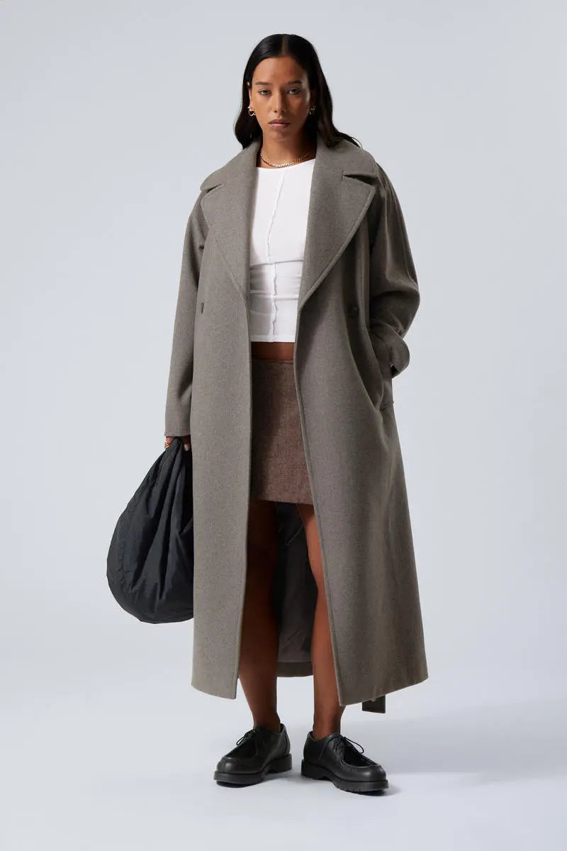 Women's Oversized Long Wool Coat