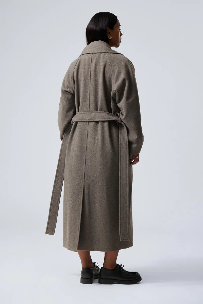Women's Oversized Long Wool Coat