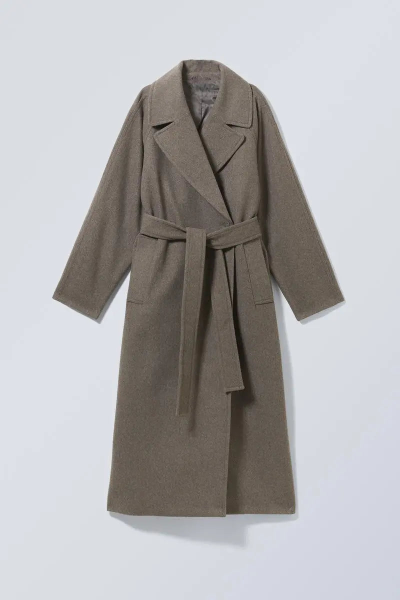Women's Oversized Long Wool Coat