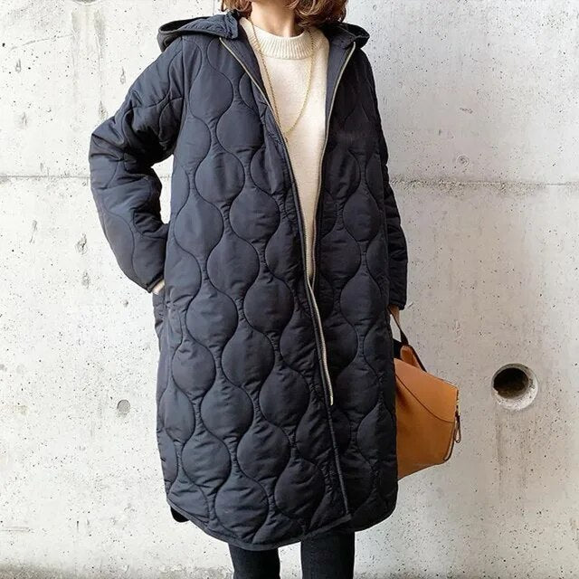 Women's Quilted Padded Oversized Jacket