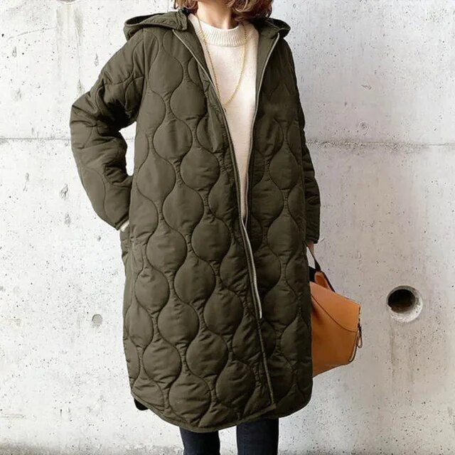 Women's Quilted Padded Oversized Jacket