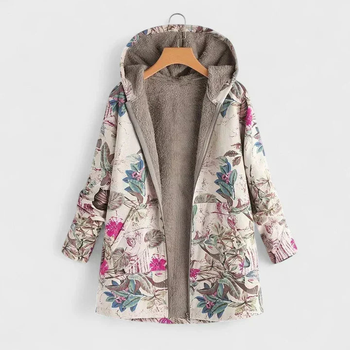 Briar | Vintage Floral Hooded Parka