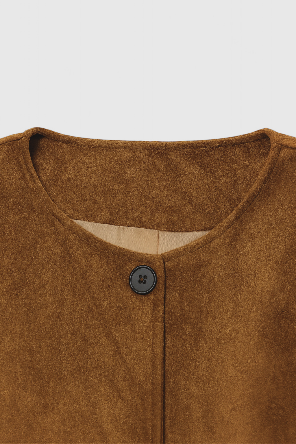 Chic Vintage Casual Jacket with Timeless Brown Design