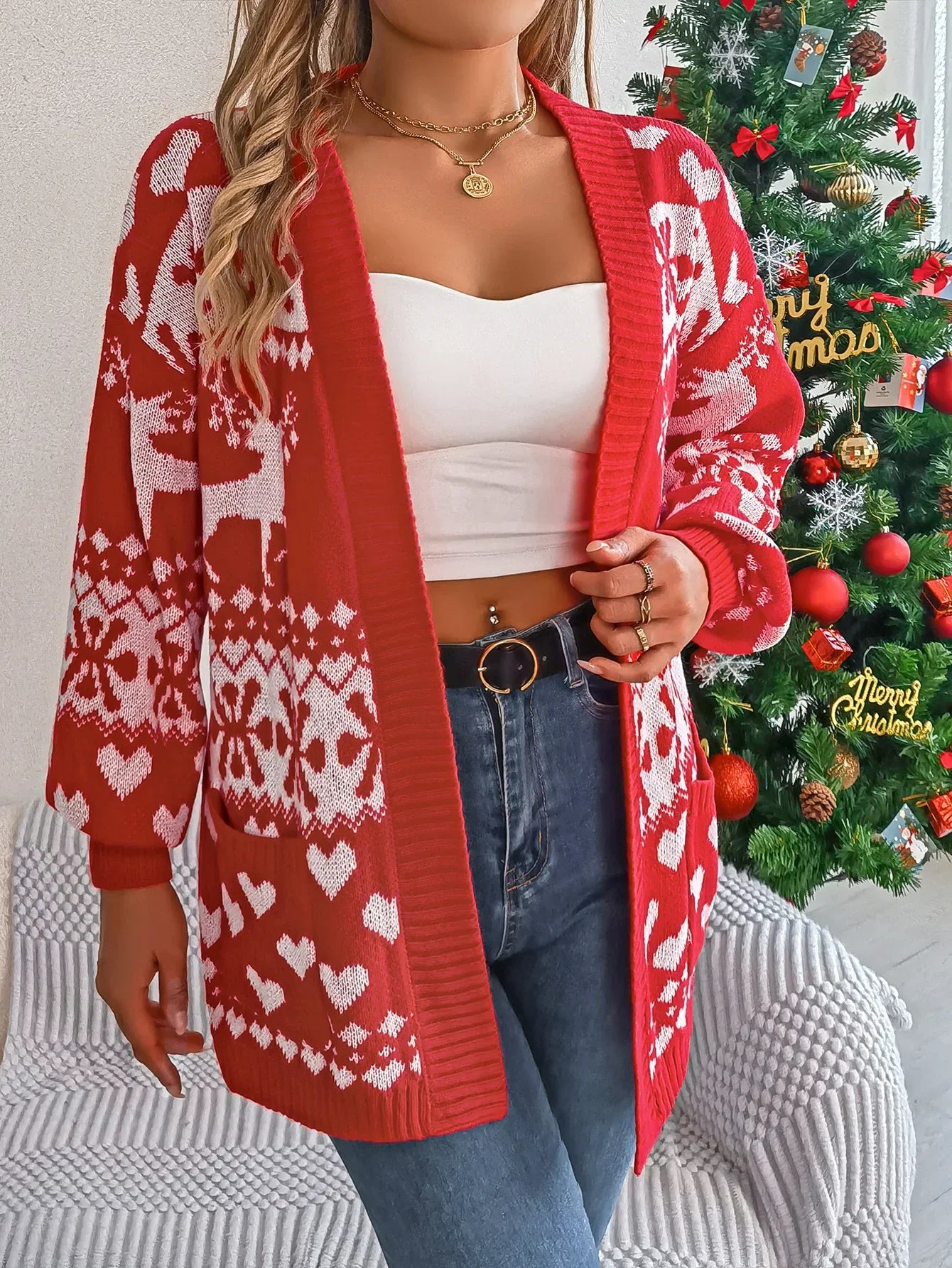 Christmas Cardigan for Women
