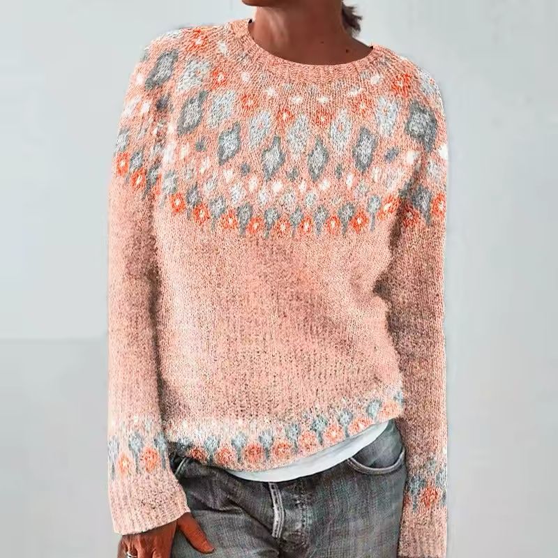 Olivia – Warm sweater with a classic knitted pattern