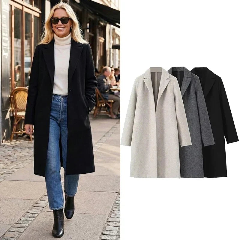 Trench Coat – Vintage Open Stitch Design for Stylish Layering