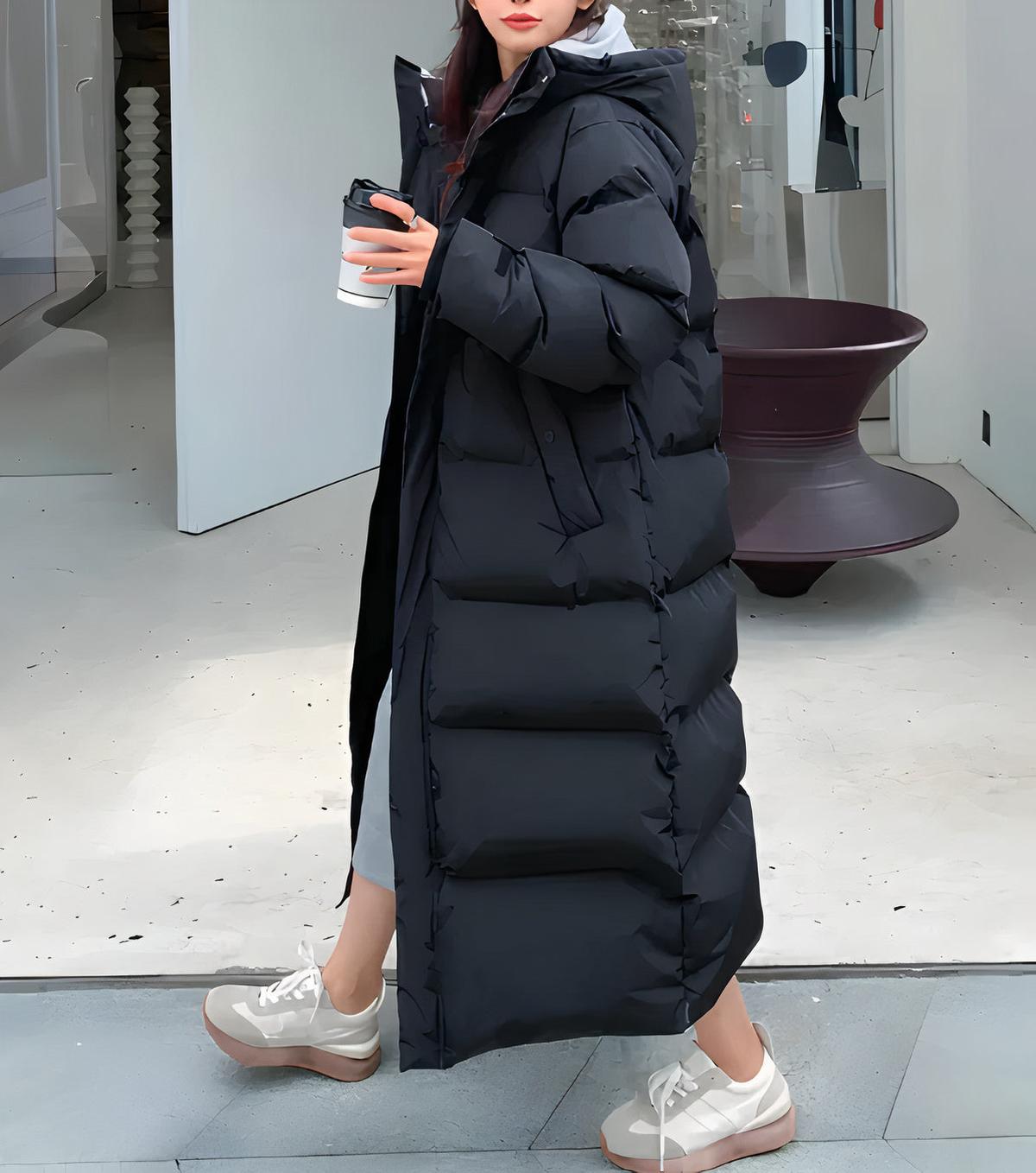 Long Women's Water and Windproof Winter Parka