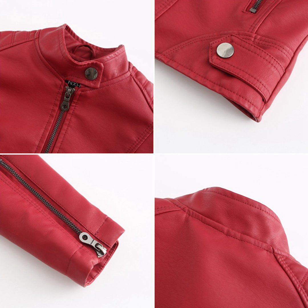 Women's Sleek Modern Tailored Jacket — Structured Long-Sleeve Lapel Blazer Coat