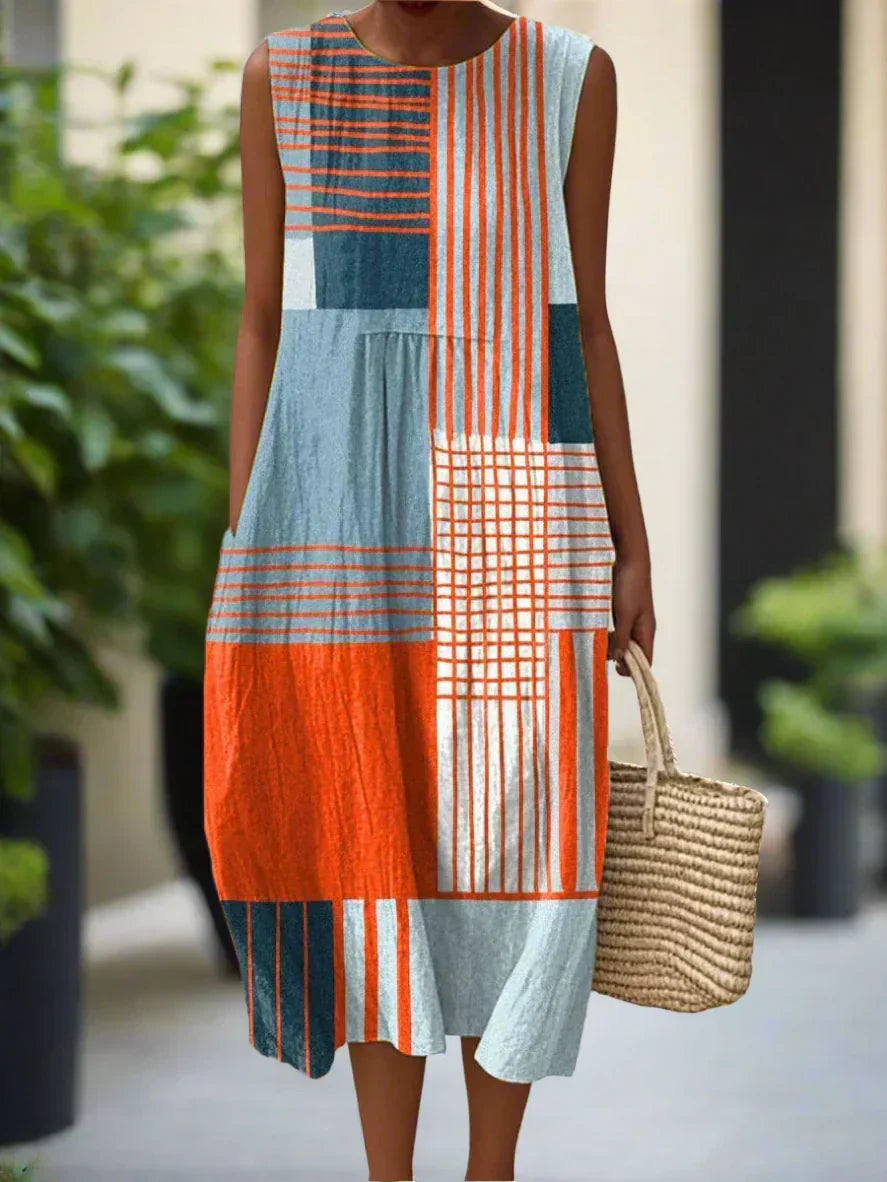 SABRINA | Elegant Midi Dress with Discreet Comfort and Timeless Style for Every Day