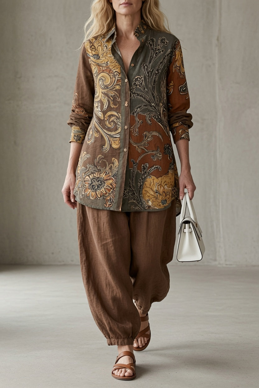 Tara | Vintage Boho Two-Piece Set for Women