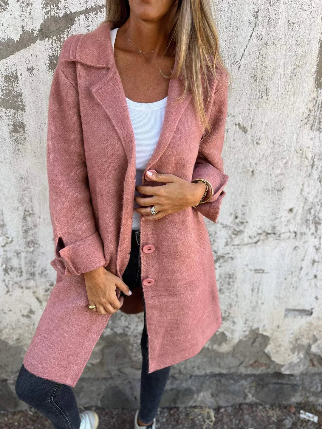 Bailey | Women's Long Casual Lapel Single-Breasted Coat