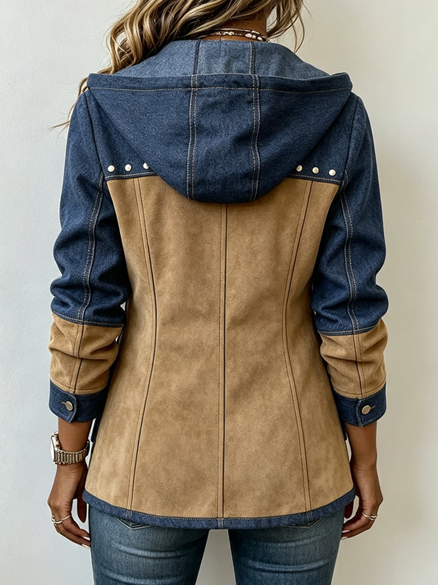 Sadie | Western-Inspired Two-Tone Jacket for Women