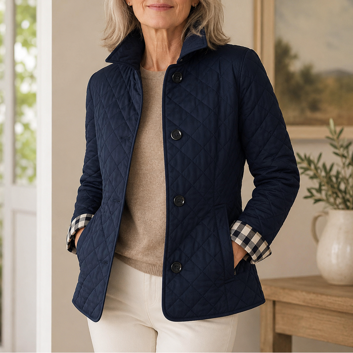 Chloé | Quilted Mid-Season Jacket
